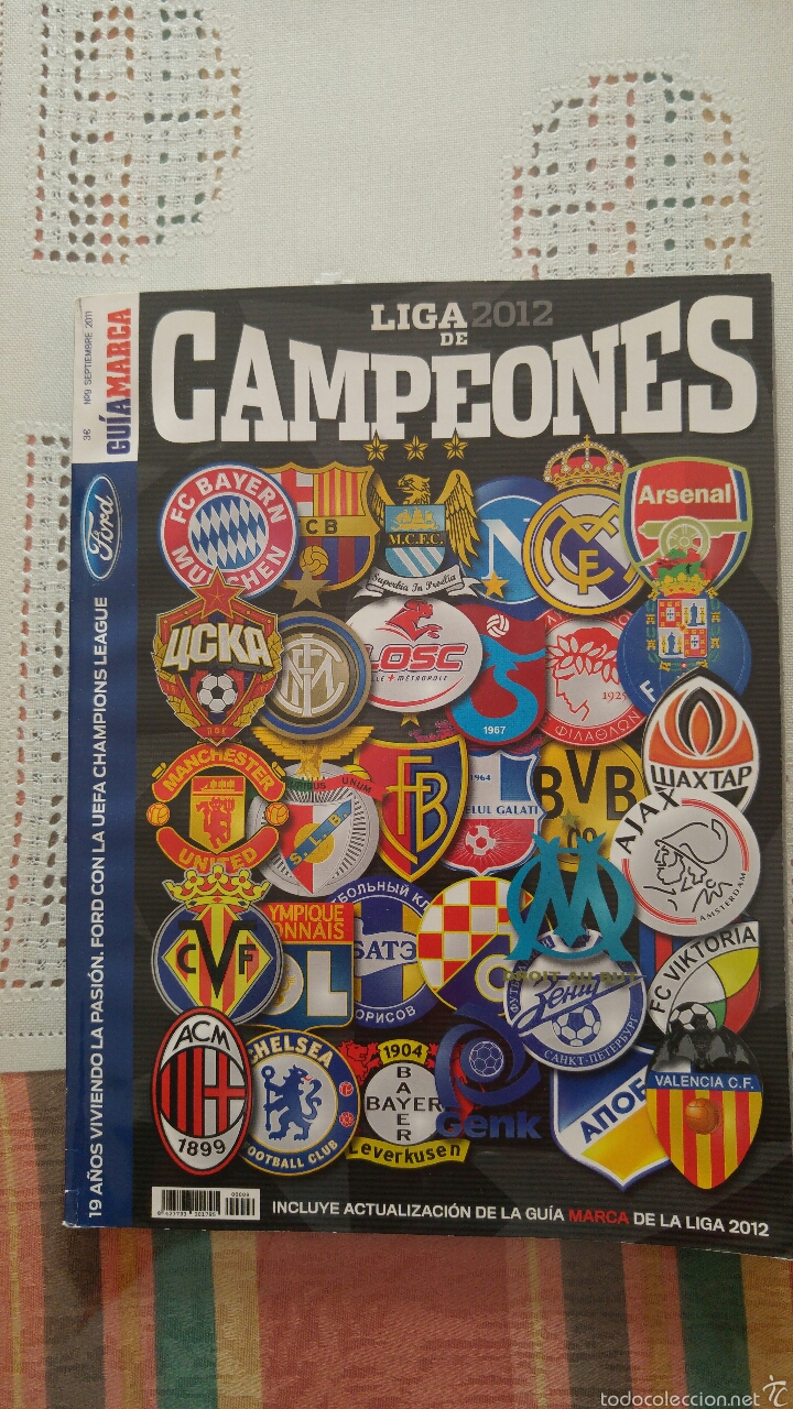 Coleccionismo deportivo: Gu&iacute;a Liga de Campeones 11/12