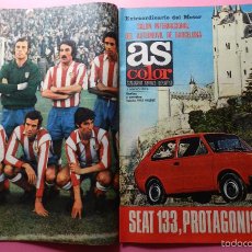 Coleccionismo deportivo: REVISTA AS COLOR Nº 155 POSTER ATLETICO DE MADRID FINALISTA COPA EUROPA 73/74 FINAL 1973/1974 BAYERN