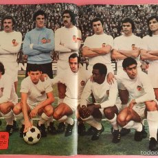 Coleccionismo deportivo: REVISTA AS COLOR Nº 251 POSTER VALENCIA CF 75/76-VIDA LUIZ PEREIRA-LEIVINHA ATLETICO-1975/1976