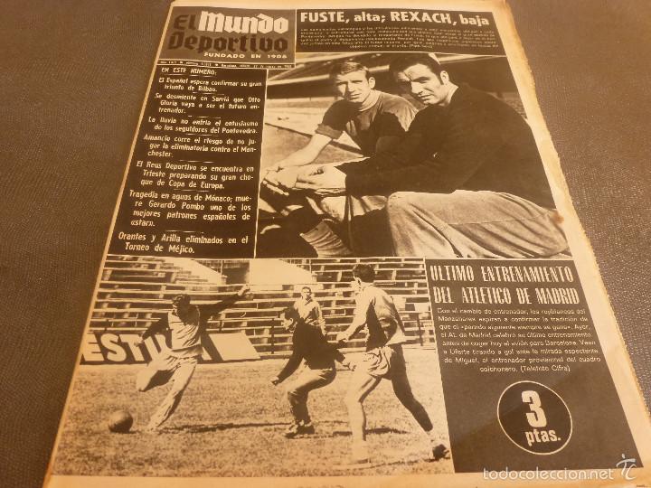 Sammelleidenschaft Sport: MUNDO DEPORTIVO(23-3-68)GALLEGO(BAR&Ccedil;A)ASENSI(ELCHE)TIRO PICH&Oacute;N MORALI,FUST&Eacute;(BAR&Ccedil;A)
