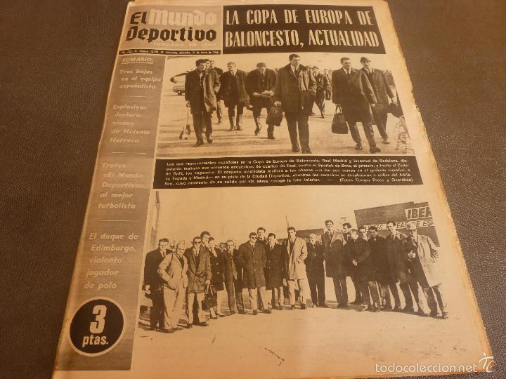 Sammelleidenschaft Sport: MUNDO DEPORTIVO(24-1-68)U.D.PUEBLO SECO,GONZALVO II,CROSS LASARTE,RALLY MONTECARLO.