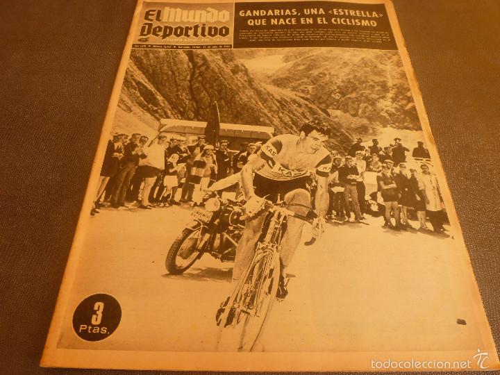 Sammelleidenschaft Sport: MUNDO DEPORTIVO(26-7-68)LEGR&Aacute;/WINSTONE,HORTENSIA GRAUPERA,PIETRO ANASTASI(CALCIO).