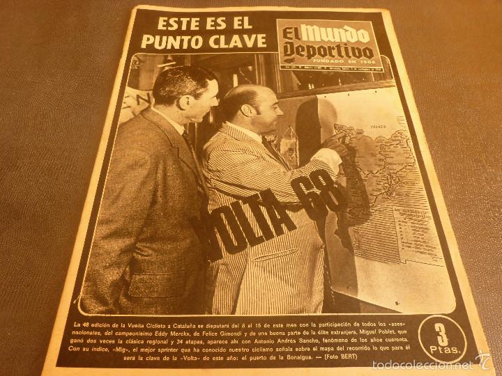 Sammelleidenschaft Sport: MUNDO DEPORTIVO(5-9-68)C.D.TORTOSA,VOLTA-68,CARRANZA 1969,J.J.O.O.,JESSE OWENS.