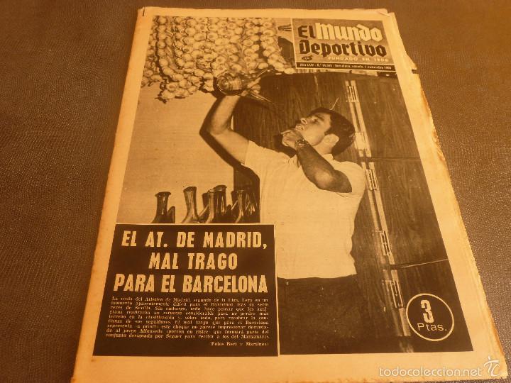 Sammelleidenschaft Sport: MUNDO DEPORTIVO(1-11-69)JUAN ANTONIO Y ALBERTO(AT.MADRID)BENITO,BABILONI Y ESPILDORA(R.MADRID)BOXEO.
