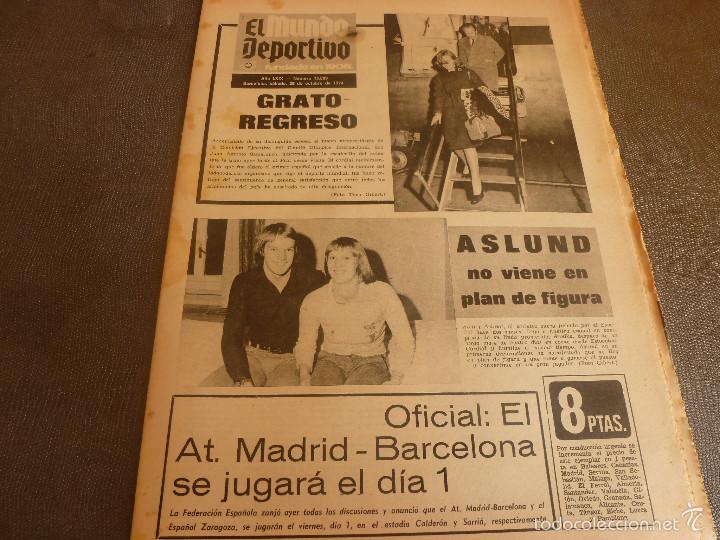 Sammelleidenschaft Sport: MUNDO DEPORTIVO(26-10-74)SAMARANCH(COI) LIGA BASKET,ZAMORA(NASTIC)MARCIAL(BAR&Ccedil;A)