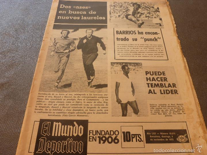 Sports collectibles: MUNDO DEPORTIVO(9-11-75)GIULIANO(H&Eacute;RCULES)JOSEITO(MURCIA)FORTES(BAR&Ccedil;A)FERRERO(SPORTING GIJ&Oacute;N).