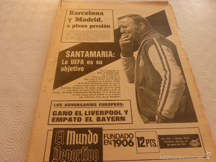 Sammelleidenschaft Sport: MUNDO DEPORTIVO(28-3-76)L.PALMAS 3 BAR&Ccedil;A 1 !!LIVERPOOL,ROBI(SALAMANCA)BARCELONA CIRCUITO F-1 FALTA.