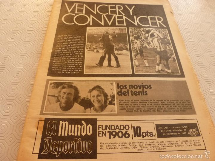 Sammelleidenschaft Sport: MUNDO DEPORTIVO(10-11-76)LIGA NACIONAL JUVENIL,CRUYFF SUPERSTAR,EL ESPA&Ntilde;OL ESTADO DE GRACIA.
