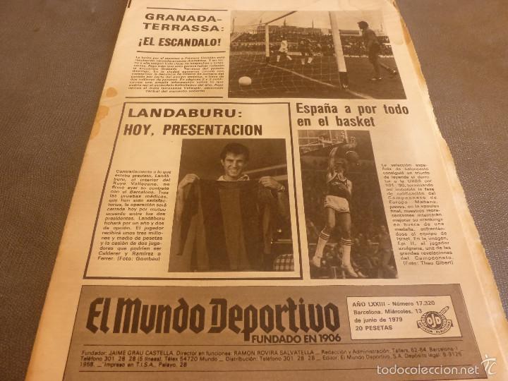 Sammelleidenschaft Sport: MUNDO DEPORTIVO(13-6-79)ALMERIA A PRIMERA DIVISION!!!GARCIA CASTANY,ESPA&Ntilde;A 101 URSS 90 ,AMADOR.