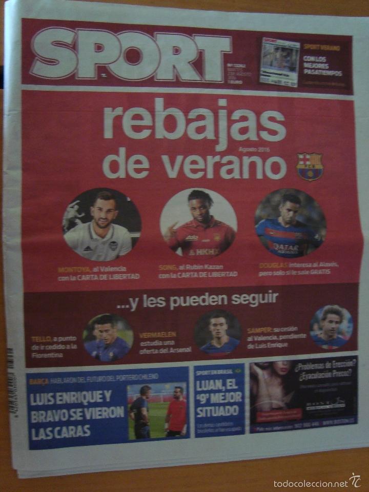 Periodico Sport 282016 Rebajas De Verano