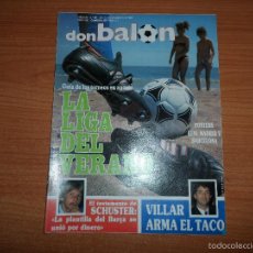 Coleccionismo deportivo: DON BALON Nº 669 1988 COLOR JULIO SALINAS BARCELONA SCHUSTER REAL MADRID MARADONA RAYO VALL ESPAÑOL . Lote 60112311