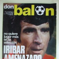 Coleccionismo deportivo: REVISTA DON BALÓN Nº 81 AÑO 1977 - IRIBAR ATHLETIC DE BILBAO , PEREIRA , KUBALA , DANI , RUBEN CANO. Lote 61677544
