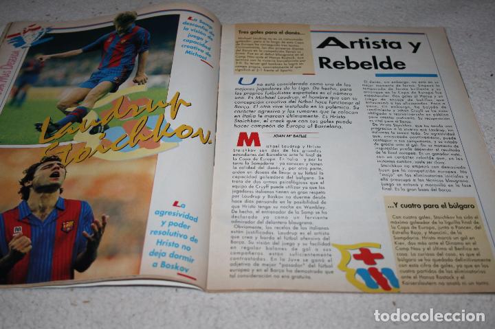 Coleccionismo deportivo: EXTRA BAR&Ccedil;A LA COPA SO&Ntilde;ADA PROGRAMA FINAL COPA EUROPA 1992 - Foto 3