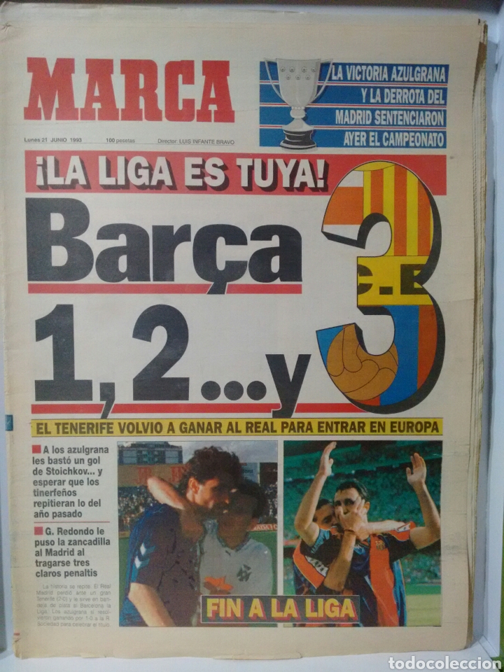 Coleccionismo deportivo: MARCA BAR&Ccedil;A 1,2...Y 3 - Foto 1
