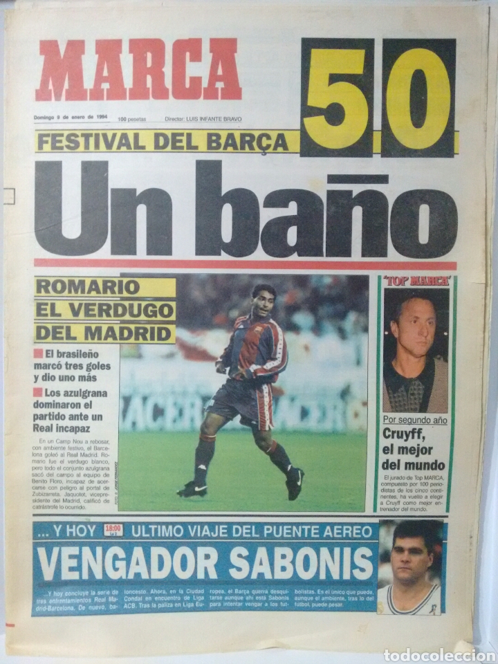 Coleccionismo deportivo: MARCA -UN BA&Ntilde;O - Foto 1