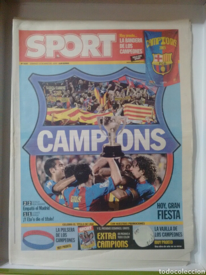 Coleccionismo deportivo: SPORT &rdquo;CAMPIONS&rdquo; - Foto 1
