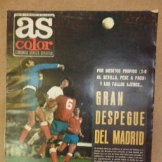 Coleccionismo deportivo: AS COLOR.1976.N 252.POSTER DEL RECREATIVO DE HUELVA.1975-76