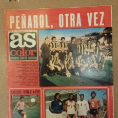 Coleccionismo deportivo: REVISTA AS COLOR Nº 221, 12 DE AGOSTO DE 1975, PÓSTER CENTRAL DEL ATLÉTICO DE MADRID