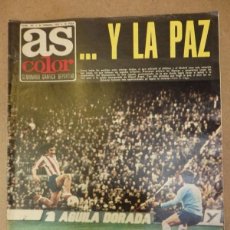 Coleccionismo deportivo: AS COLOR- 197- 25 DE FEBRERO DE 1975-CON POSTER-BARACALDO, C.F.1974/75