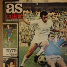 Coleccionismo deportivo: AS COLOR FUTBOL - Nº 78 - AÑO 1972 - INCLUYE POSTER CENTRAL MARCIAL, F.C. BARCELONA