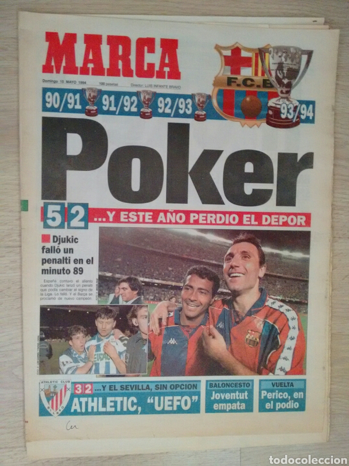 Coleccionismo deportivo: MARCA POKER - Foto 1