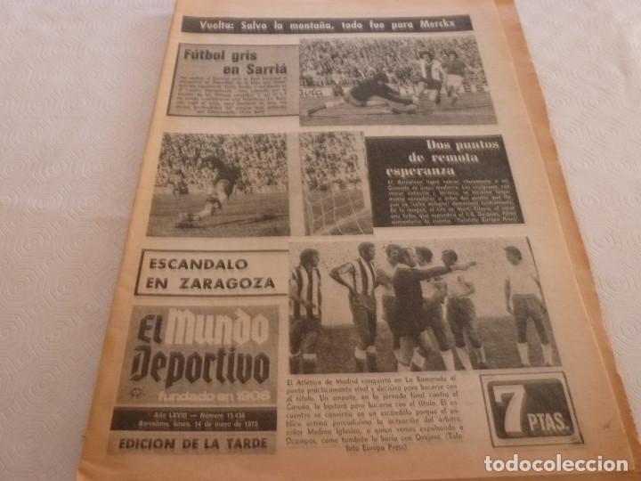 Sammelleidenschaft Sport: MUNDO DEPORTIVO(14-5-73)GRANADA 0 BAR&Ccedil;A 2,ESPA&Ntilde;OL 1 R.SOCIEDAD 1,LA 3&ordf; DIVISION CATALANA.