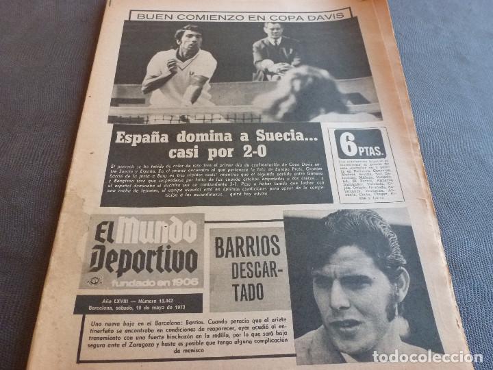 Sammelleidenschaft Sport: MUNDO DEPORTIVO(19-5-73)LEVANTE BUSCA FUTURO EN 1&ordf; DIV.,CARLOS TRULLOLS(HOCKEY)MIGUELI(C&Aacute;DIZ)