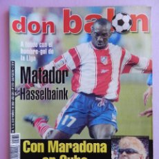 Collezionismo sportivo: REVISTA DON BALON Nº 1270 POSTER REAL VALLADOLID 1999/2000 99/00-HASSELBAINK-MARADONA-ALAVESDE LUCAS
