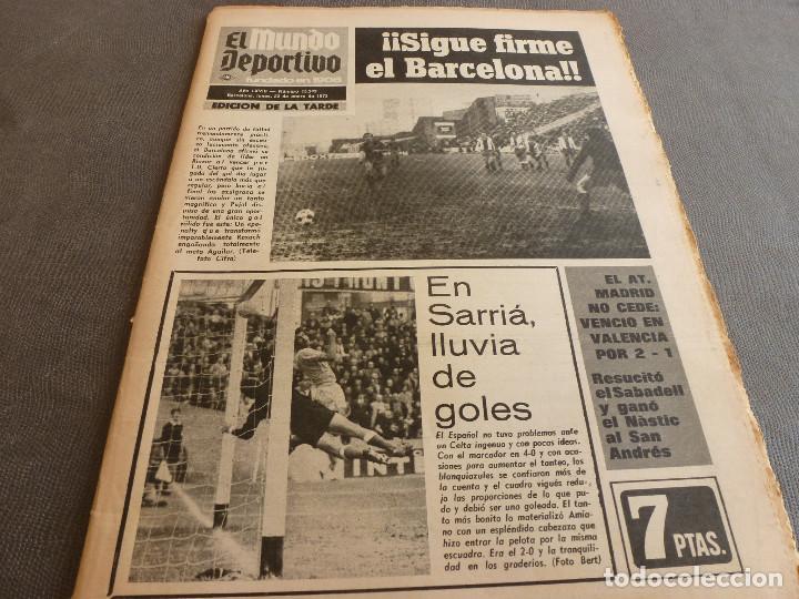 Sammelleidenschaft Sport: (MS)MUNDO DEPORTIVO(22-1-73)ESPA&Ntilde;OL 4 CELTA 2,CORU&Ntilde;A 0 BAR&Ccedil;A 1,SABADELL 3 C&Aacute;DIZ 1.