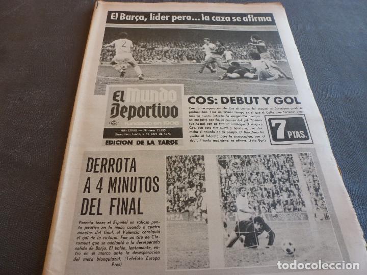 Sammelleidenschaft Sport: (MS)MUNDO DEPORTIVO(2-4-73)BAR&Ccedil;A 2 CELTA 0,VALENCIA 1 ESPA&Ntilde;OL 0,SAN ANDR&Eacute;S,CASSIUS CLAY EN SU OCASO!