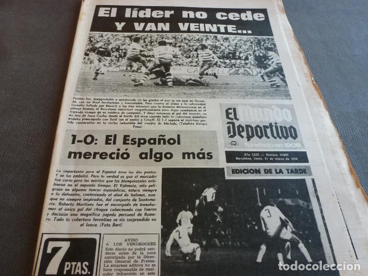 Sammelleidenschaft Sport: (MS)MUNDO DEPORTIVO(11-3-74)GRANADA 1 BAR&Ccedil;A 1,ESPA&Ntilde;OL 1 VALENCIA 0,MA&Ntilde;ANA ARSENAL Vs BAR&Ccedil;A,MERCKX.