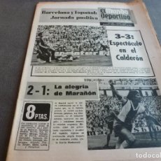 Coleccionismo deportivo: (MS)MUNDO DEPORTIVO(2-11-74)!!AT.MADRID 3 BARÇA 3 !!ESPAÑOL 2 ZARAGOZA 1,MERCKX.. Lote 76700531