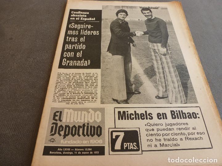 Coleccionismo deportivo: (MS)MUNDO DEPORTIVO(11-3-73)RIOS(BARAKALDO)ROMERO(ESPA&Ntilde;OL)PERRAM&Oacute;N(HANDBOL FILOMATIC)ASTRAIN(BILBAO)