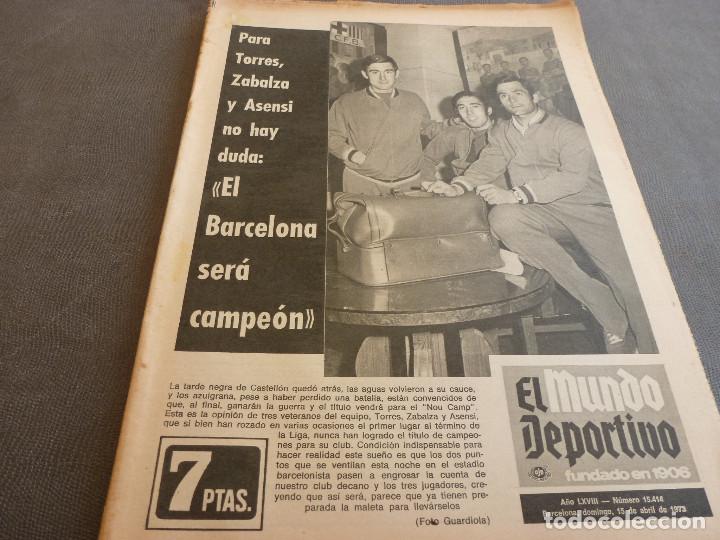 Sammelleidenschaft Sport: (MS)MUNDO DEPORTIVO(15-4-73)ARETIO(CELTA)JUAN FERMIN(LOGRO&Ntilde;&Eacute;S)ANA M&ordf; ESTALELLA(TENIS)SZUSZA.