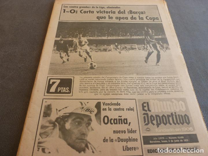 Sports collectibles: (MS)MUNDO DEPORTIVO(4-6-73)COPA BAR&Ccedil;A 1 SEVILLA 0 !!ELIMINADOS!!INFANTE DON FELIPE PRESIDE EVENTO!!