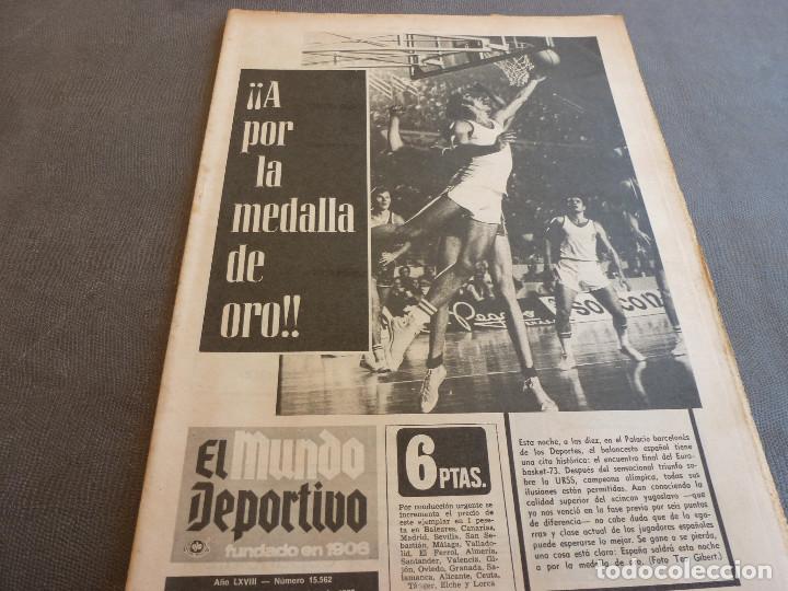 Sammelleidenschaft Sport: (MS)MUNDO DEPORTIVO(6-10-73)HOY FINAL EUROPEO BASKET YUGOSLAVIA-ESPA&Ntilde;A!!!GAL&Aacute;N(OVIEDO)DIACONESCU.