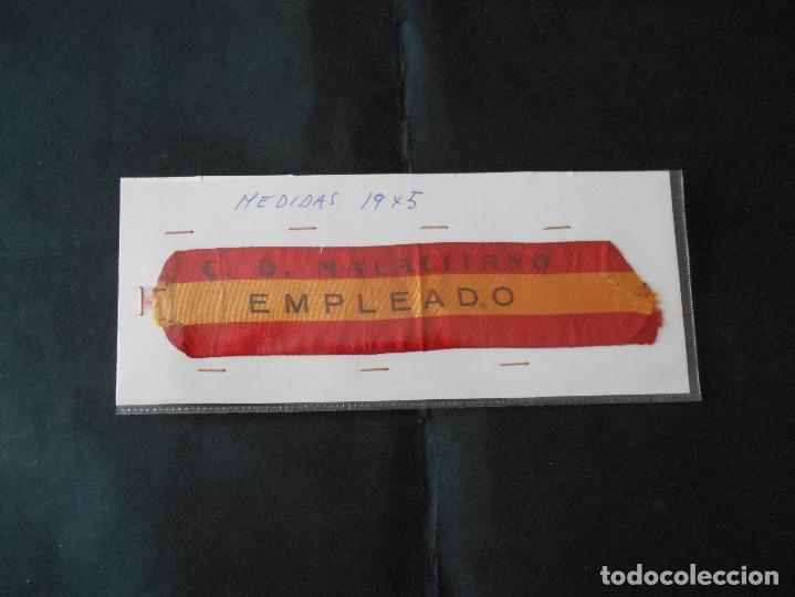 Coleccionismo deportivo: brazalate antiguo del malaga - Foto 1