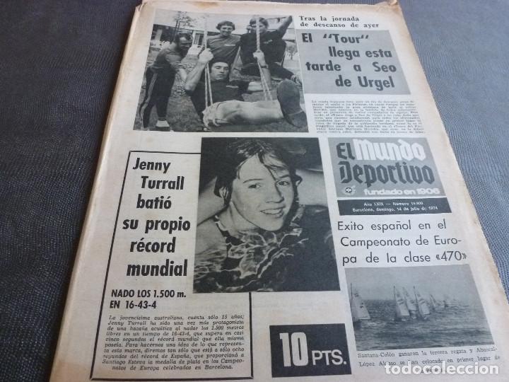 Collectionnisme sportif: (MS)MUNDO DEPORTIVO(14-7-74)CRESPO AURRE(ARBITRO)ATHLETIC 74-75,CORRAL,COROMINA,MIR Y DUR&Aacute;N(BAR&Ccedil;A AT