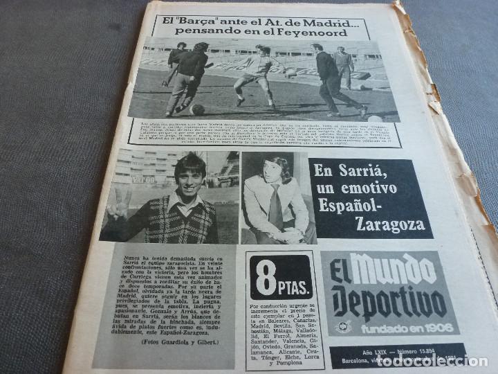 Collectionnisme sportif: (MS)MUNDO DEPORTIVO(1-11-74)OCA&Ntilde;A LIDER DEL SUPER-SER,CRUYFF,ALICIA LAISECA,BORJA(ESPA&Ntilde;OL)