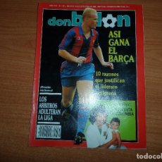 Coleccionismo deportivo: DON BALON Nº 781 COPA EUROPA REAL MADRID VS ODENSE RECOPA BARCELONA VS TRABZONSPOR . Lote 82855452