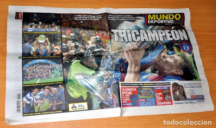 Sports collectibles: DIARIO MUNDO DEPORTIVO - n&ordm; 30224 - FC BARCELONA CAMPE&Oacute;N DE SU QUINTA CHAMPIONS - a&ntilde;o 2015