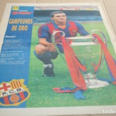 Coleccionismo deportivo: POSTER SPORT CAMPEONES DE ORO BARCELONA AMOR 1992
