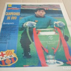 Coleccionismo deportivo: POSTER SPORT CAMPEONES DE ORO BARCELONA BUSQUETS 1992