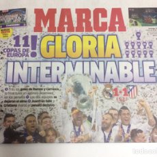 Coleccionismo deportivo: DIARIO MARCA DE LA UNDÉCIMA CHAMPION DEL REAL MADRID