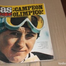 Coleccionismo deportivo: AS COLOR Nº 39, CON POSTER CENTRAL DE PEDRO CARRASCO, AÑO 1972. Lote 90367920