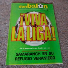 Coleccionismo deportivo: REVISTA DON BALÓN Nº 515 - 1985 - SAMARANCH, VIVA LA LIGA - MUY BUEN ESTADO