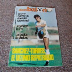 Coleccionismo deportivo: REVISTA DON BALÓN Nº 516 - 1985 - VALDANO, SANCHEZ-TORRES - MUY BUEN ESTADO