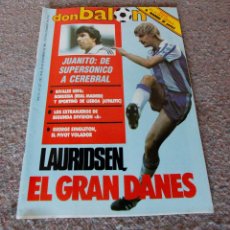 Coleccionismo deportivo: REVISTA DON BALÓN Nº 527 - 1985 - JUANITO, LAURIDSEN - SIN CUADERNILLO DEL FÚTBOL - MUY BUEN ESTADO