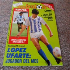 Coleccionismo deportivo: REVISTA DON BALÓN Nº 538 - 1986 - REPORTAJE 4 HOJAS DE KEMPES - POSTER DE LOPEZ UFARTE