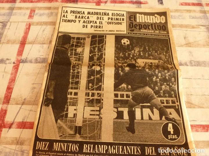 Collectionnisme sportif: (BD)MUNDO DEPORTIVO(18-11-68)!!ESPA&Ntilde;OL 3 AT.MADRID 2 !!LEVANTADOR PIEDRAS VASCO VA A BOXEAR,URTAIN.